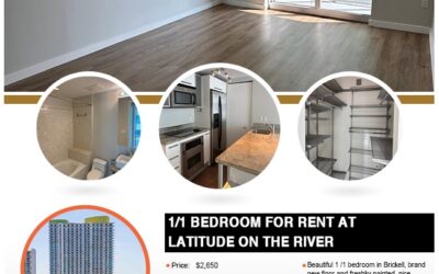 Beautiful 1-Bedroom Condo in Brickell – $2,650/Month